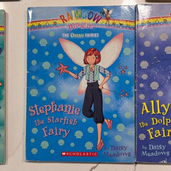 THE OCEAN FAIRIES RAINBOW MAGIC FAIRIES: Books 1-7 Set/Lot (by Daisy Meadows) - Picture 4 of 16